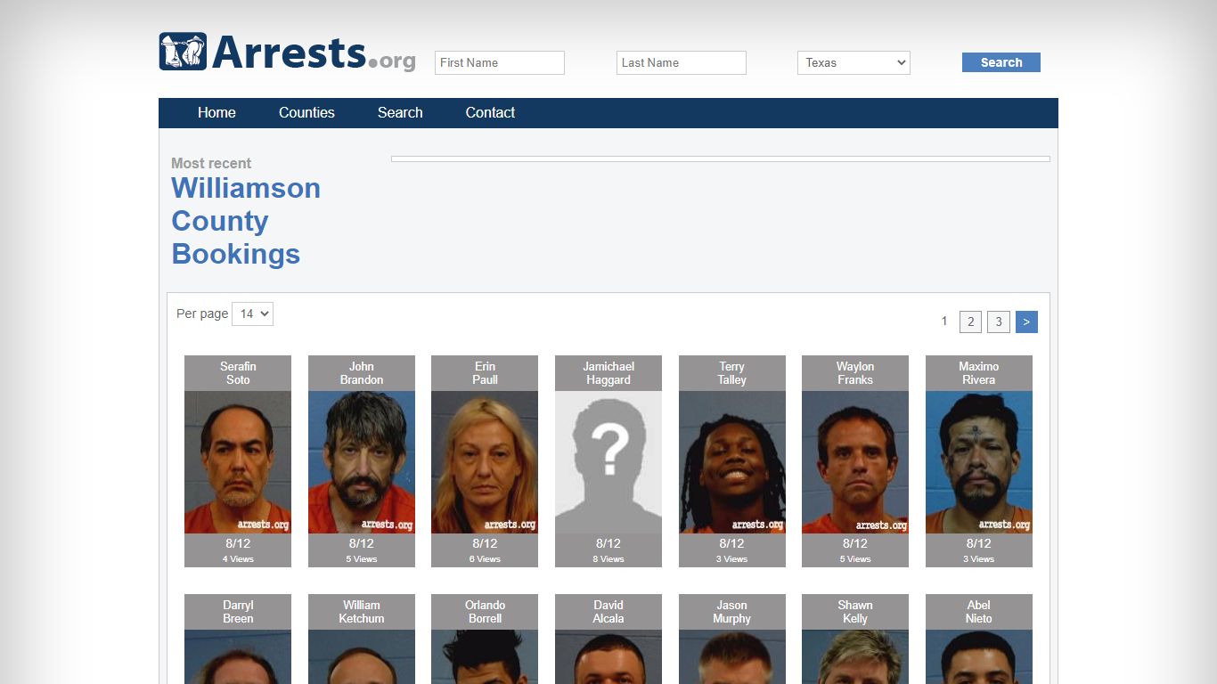 Williamson County Arrests and Inmate Search